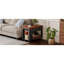 Table basse / table d'appoint moderne 27,6 po avec plateau pliable et roulettes, rangement multi-niveaux, noir et noyer, table-604148478