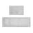 100% Cotton Tufted 3000GSM Reversible Bath Rug Grey-556234618