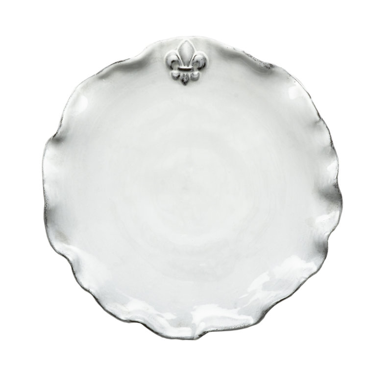 Fleur De Lis 10" Dinner Plate
