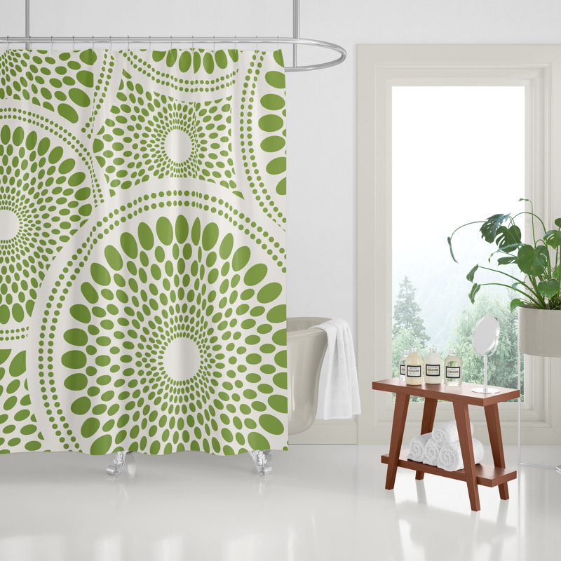 Rideau de douche Pierson, Vert printemps