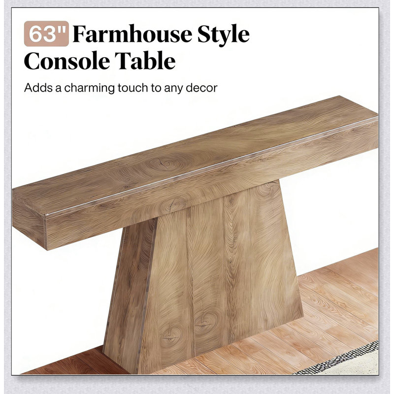 Table de canapé élégante, console pratique, table de vestibule