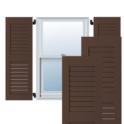 Volets ouverts en acajou Sapele (par paire)