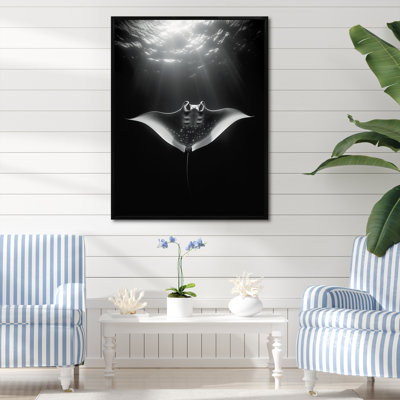 Reproduction d'art sur toile Giant Oceanic Manta