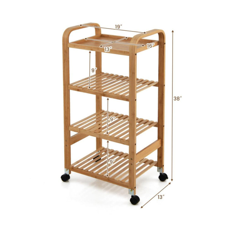 Casale Solid Wood Bar Cart