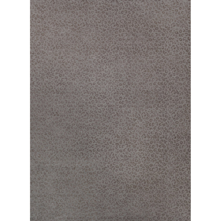 Leopardess Taupe Hand-Tufted Responsible Wool Rug