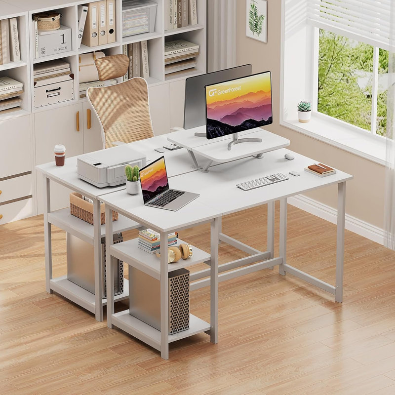39-Inch Computer Desk, White
