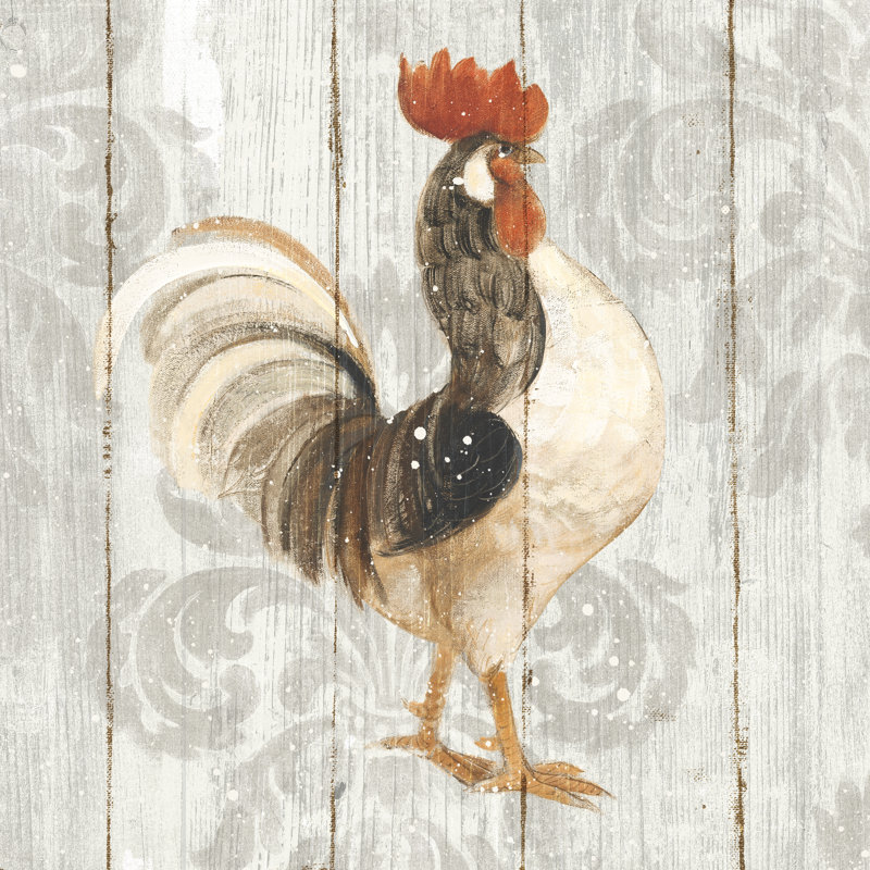 Farm Friend I On Barn Board, H 20 po x l 20 po
