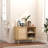 Anelise 1 Rattan Door Open Shelving Sideboard Cabinet Storage Unit