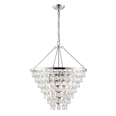 Lustre à niveaux unique et remarquable à 4 lumières Charquita