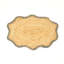 Scalloped Jute Braided Placemat - Natural Finish, 51 × 36 cm-288759359