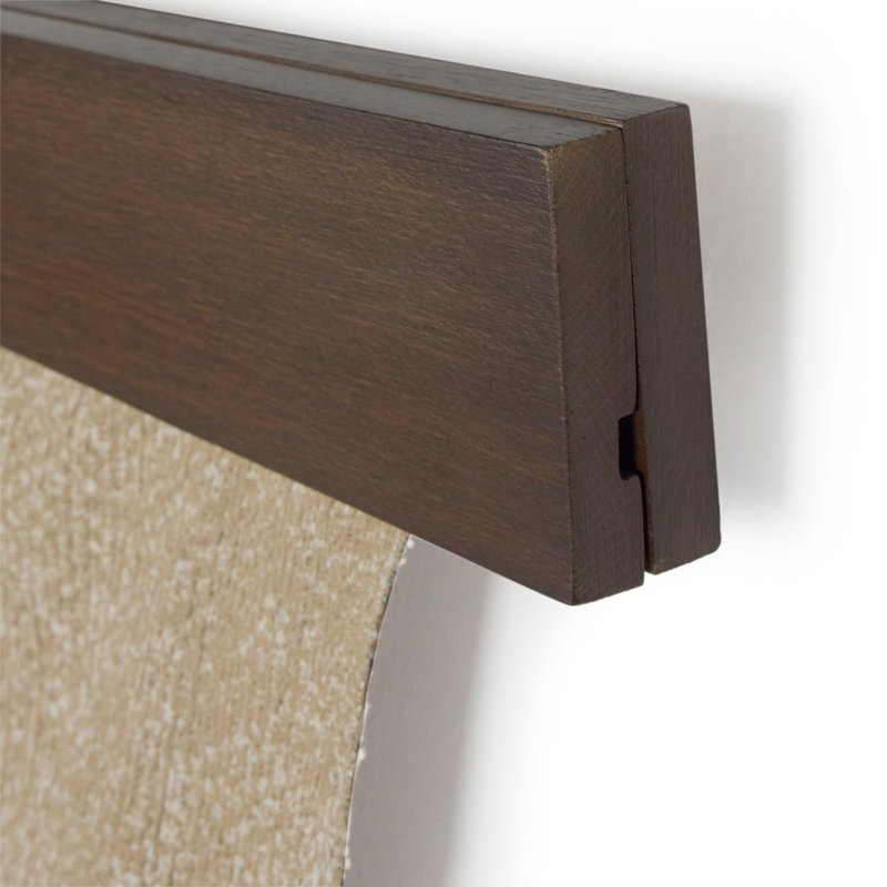 Hillside Haze By Aileen Fitzgerald And Hanger, Red Brown Oak