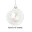 8cm Glass Bauble