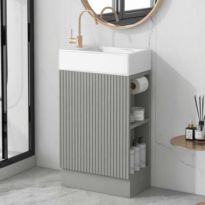 18.6" Bathroom Vanity With Sink