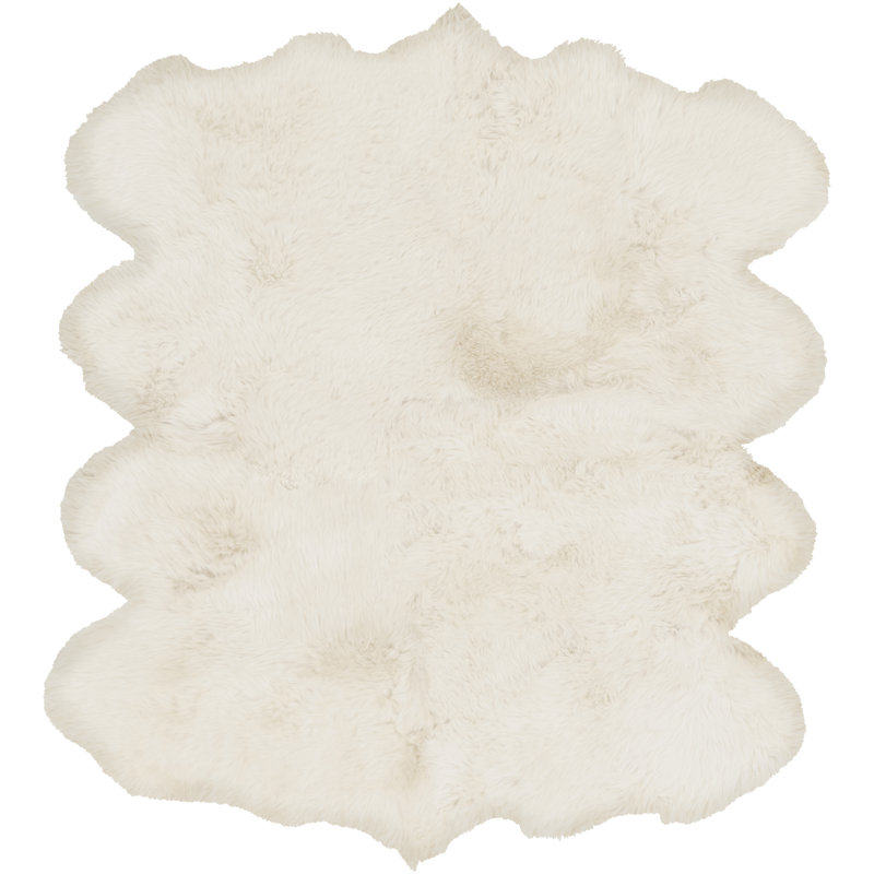 Finis Sheepskin Area Rug, Square 6'