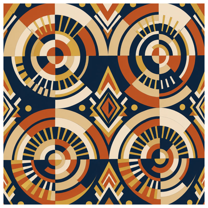 Couvre-lit matelassé à motif de cercles géométriques toutes tailles, King