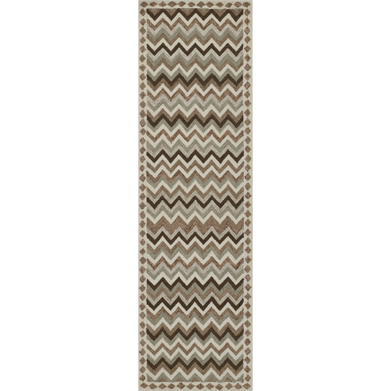 Abbott Hand Tufted Wool Rug, Runner 2'3" x 8'