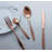 Elyon Lev 16 Piece Flatware Set Stainless Steel Service for 4-89590105
