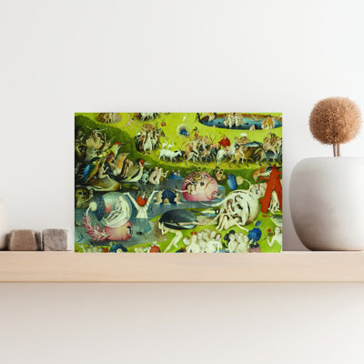Central Panel Birds Detail From The Garden Of Earthly Delights Classic Surreal Wildlife Wall Art Print