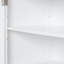 Armoire de salle de bain moderne Elowen avec poignées en acrylique et tablettes réglables-126157691