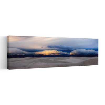 Dramatic Desert Sky Dramatic Ethereal Peaceful Landscape Mountain Wall Art