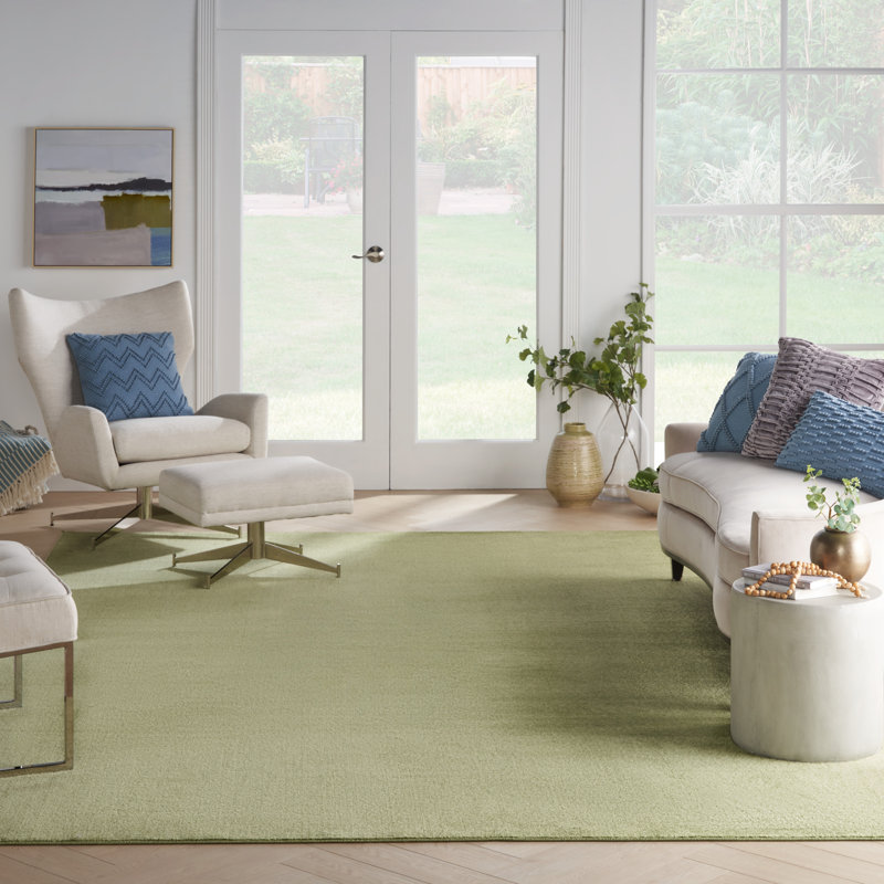 Tapis vert intérieur / extérieur Nourison Essentials, Rectangle 9 pi x 12 pi