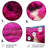 Fushia Blooming Abstraction II - Floral Print on Metal-1414679969