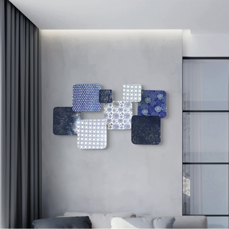 Abstract Wall Decor on Metal