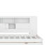 Lit de jour simple en bois avec tablettes, USB et lit gigogne-281741223