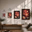 Love Life Cosmic Modern - Framed Print-2032950897-2032950902
