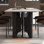 Ensemble de table de salle à manger simple en acier inoxydable-109697749