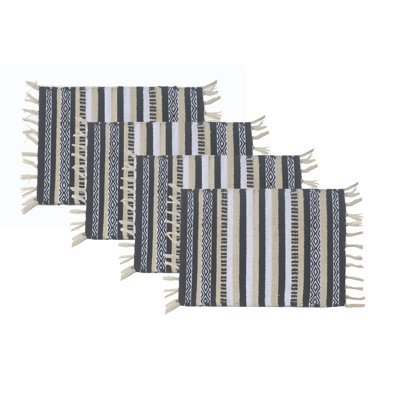Cotton Striped Rectangle Placemat