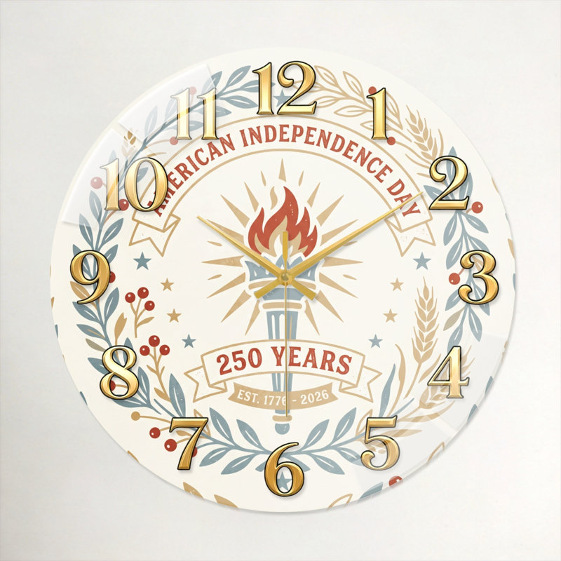 "American Independence USA 250th Anniversary Merchandise", 40 x 40 cm (15,7 x 15,7 pouces)