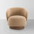 Modern Swivel Barrel Chairs With Wood Base-60020969