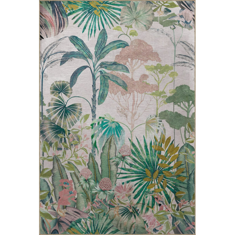 Tapis rectangulaire Didmarton, Rectangle 5 pi 2 po x 7 pi 7 po