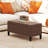 Storage Bench, Ottoman Bench with Flip Top, Brown-548513374