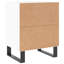 Marieo 40cm W Iron Bedside Table-1688440890