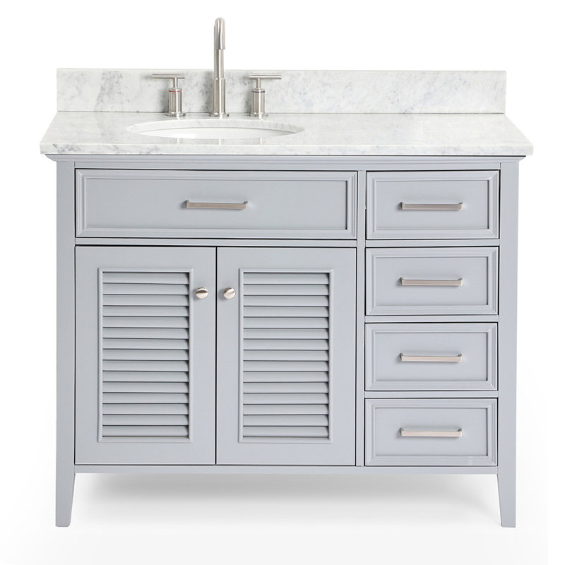 Kensington 43'' W Single Vanity, Left, Gray