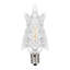 Ampoule DEL à filament transparent à intensité variable de 0,6 watts Westinghouse Lighting (7 watts), base candélabre, paquet de 4-111650558