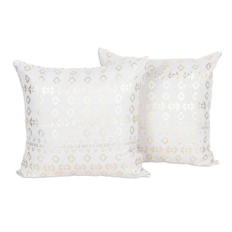 Housses de coussin en coton faits à la main Union Union