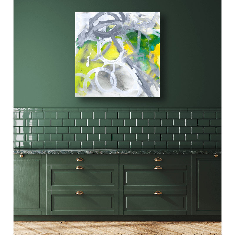Emerald - Artist Enhanced Canvas Print, 30" H x 30" W x 1.5" D