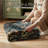 Soft Washable Vintage Floral Area Rug With Non-Slip Backing In Dark Green-1509547258-1509547256