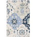 World Menagerie Taumsauk Oriental Hand Tufted Wool Grey/Ivory/Blue Area ...