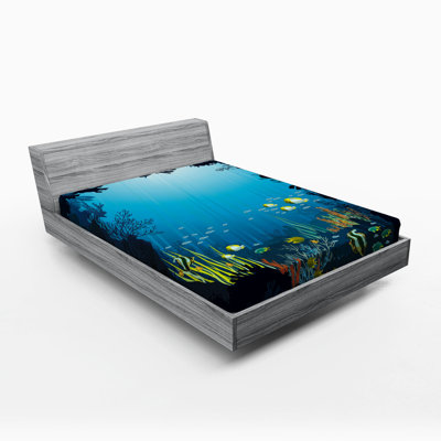 Ocean Microfiber Fitted Sheet