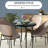 Drop Leaf Folding Dining Table - 35" Round, Pine Legs, Space-Saving for Small Spaces
