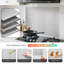 Panneau de dosseret de cuisine en acier inoxydable 24 po x 30 po pour hotte de cuisine 30 po
