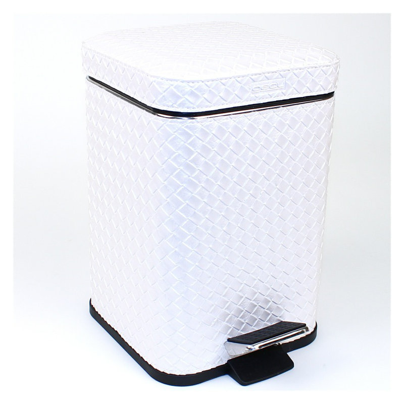 Poubelle à pédale 1,4 gallons Oconto, Perle