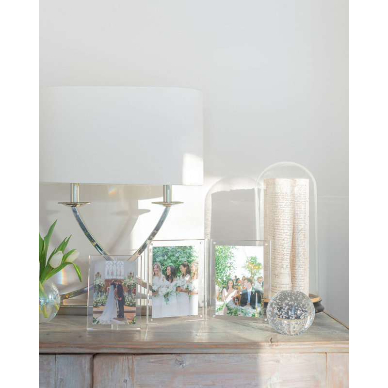Clear Beveled Picture Frame, 4" x 6"