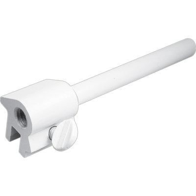 Prime-Line 3 in. Extruded Aluminum, White Reversible Sliding Window Bar Lock (Single Pack)