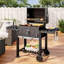 Dakota Fields Barrel Charcoal BBQ