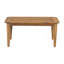 Table basse d'extérieur en bois d'acacia
